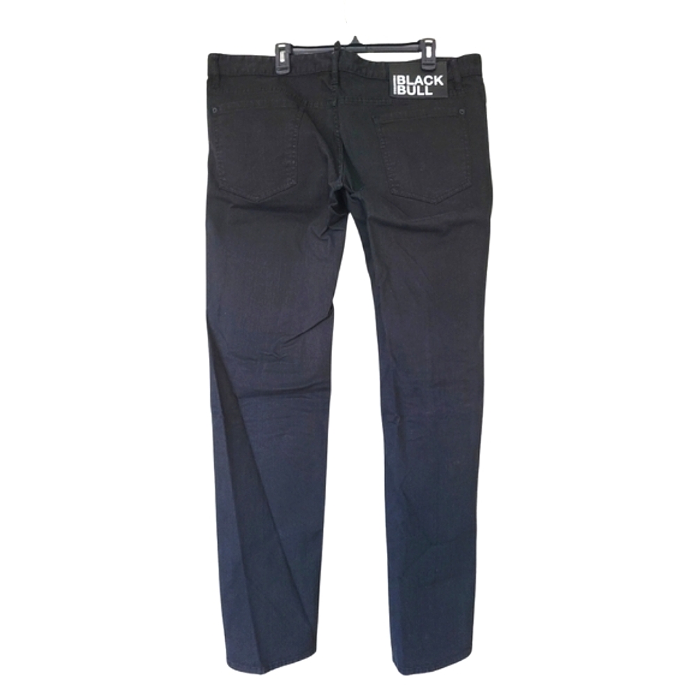 DSQUARED2 🇨🇦 Black Bull Label Slim Jeans - 42" Waist, Black - Picture 3 of 7